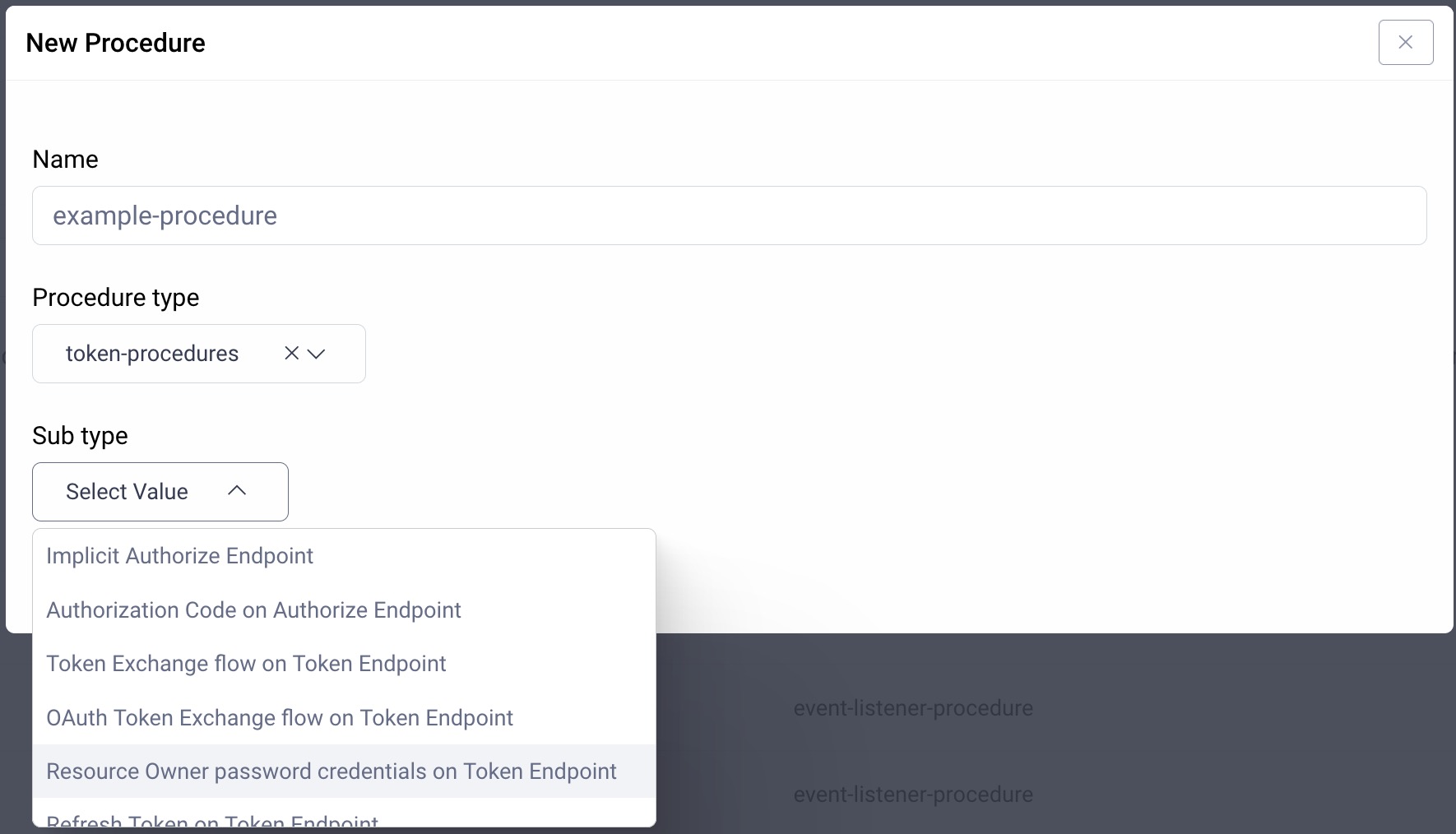 Creating a script procedure