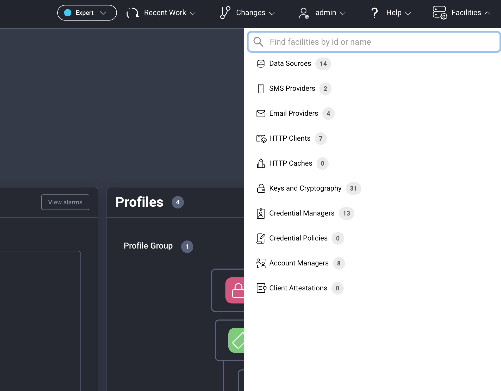 Accessing Facilities