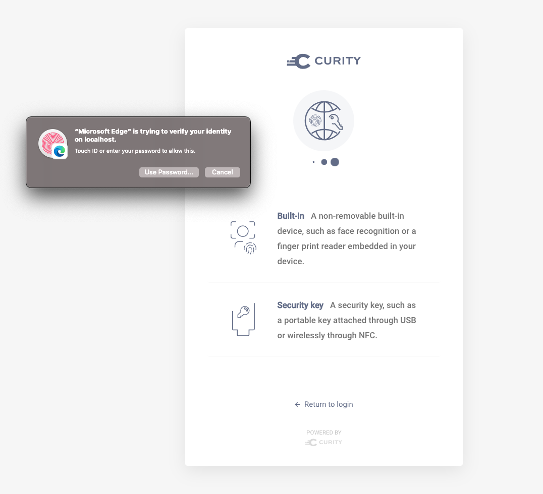 Opt-In MFA WebAuthn Registration