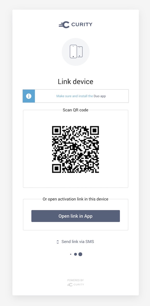 Linking (i.e., activating or pairing) a device by proving possession of it
