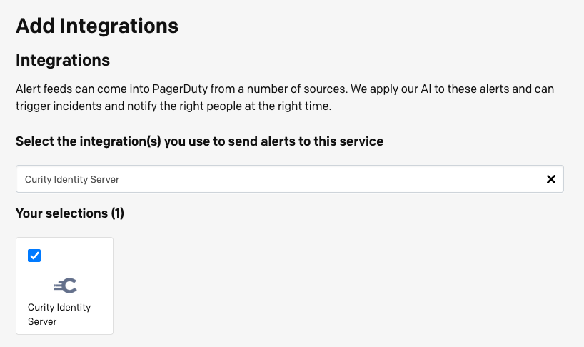 Add the Curity Identity Server integration