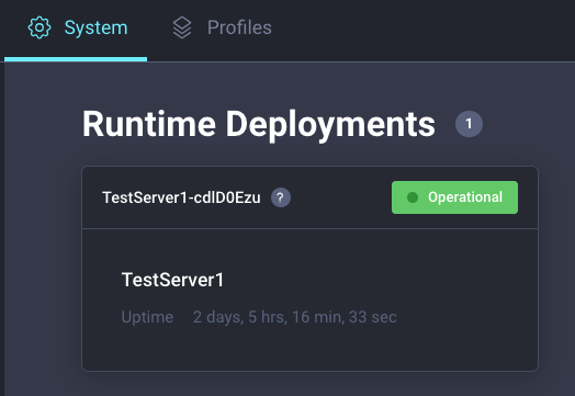 Runtime Deployments