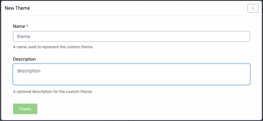 Create theme