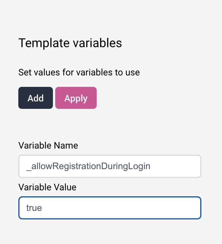 Set a context variable in the previewer