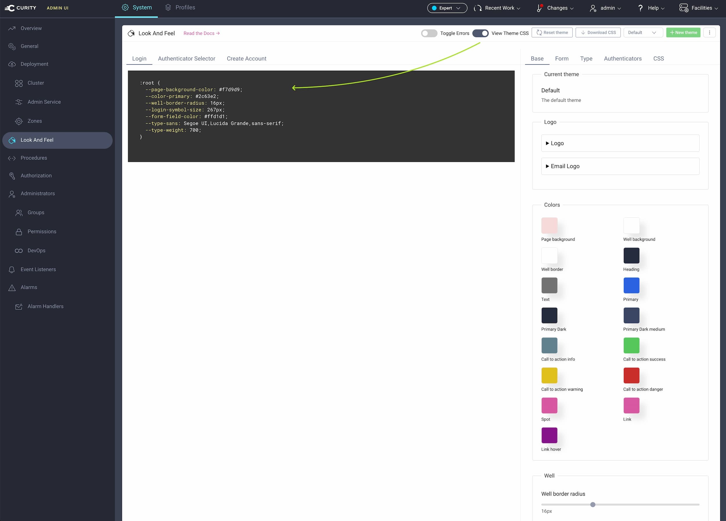View CSS