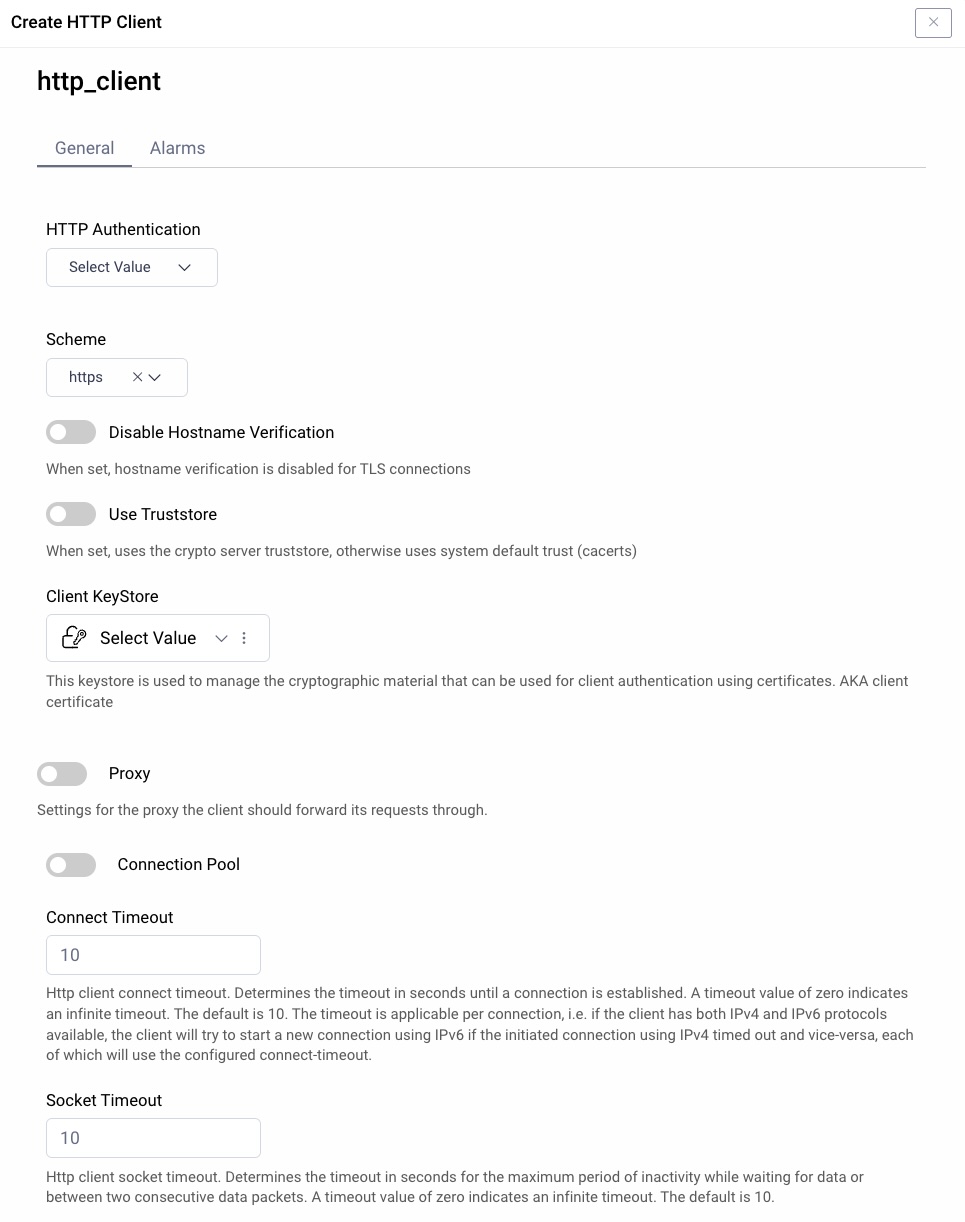 Create HTTP Clients