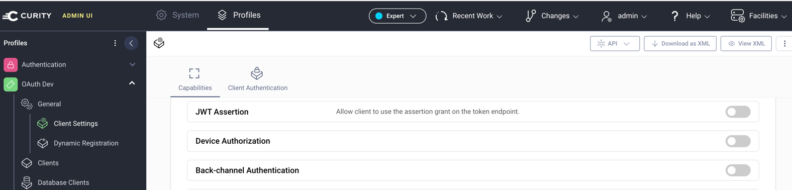 Create new authenticator