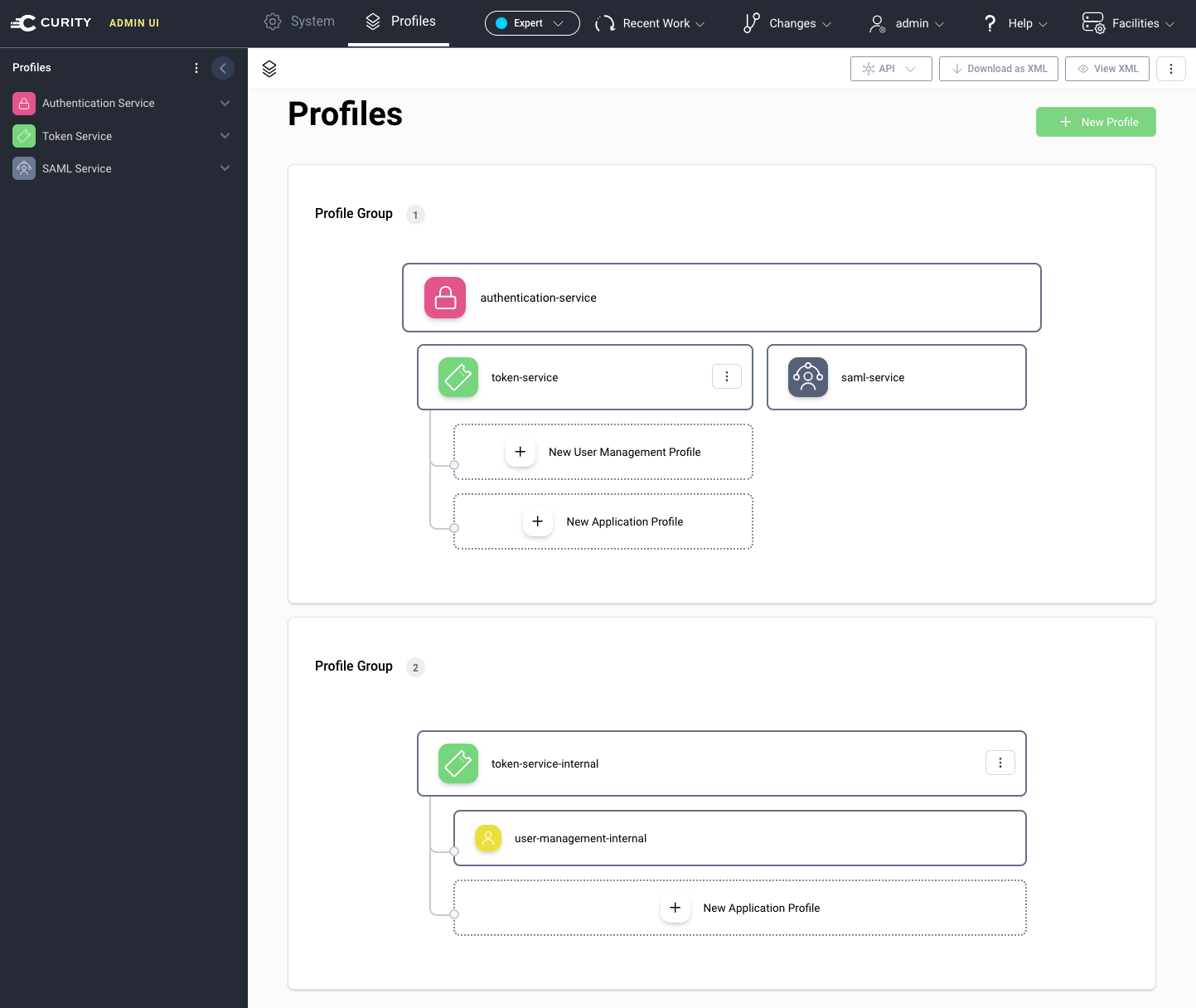 Profiles and Profile Groups