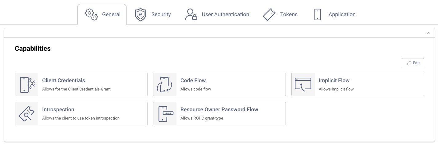 Adding several Client Capabilities to a Client