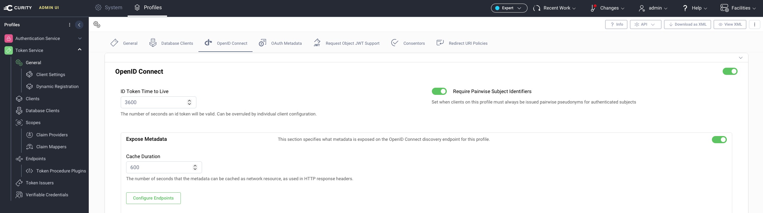 Enable Pairwise subject identifiers in OpenID Connect