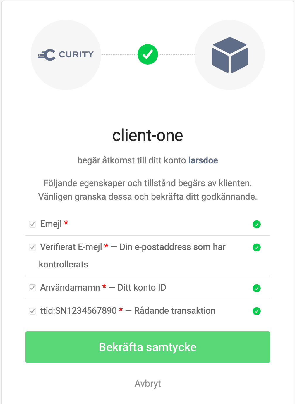 User consent prefix scope