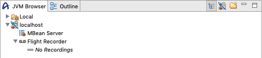 JVM Browser showing new connection to Curity instance