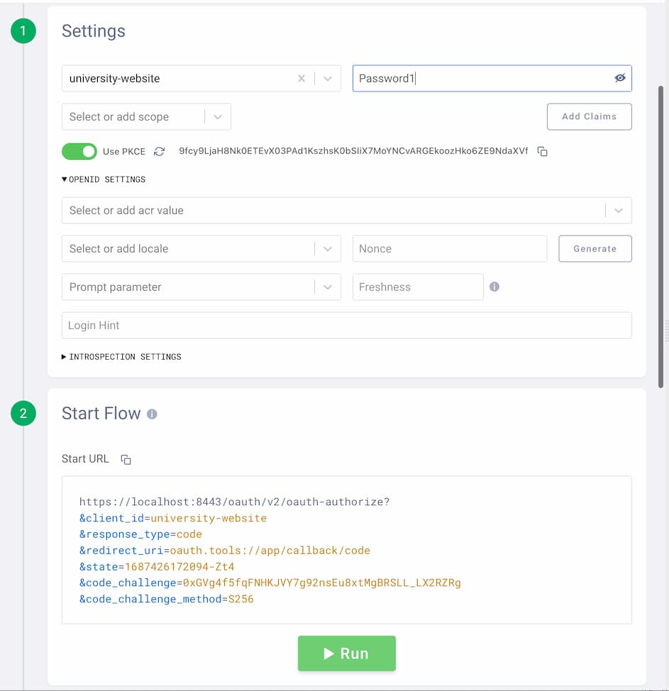 The regular code flow