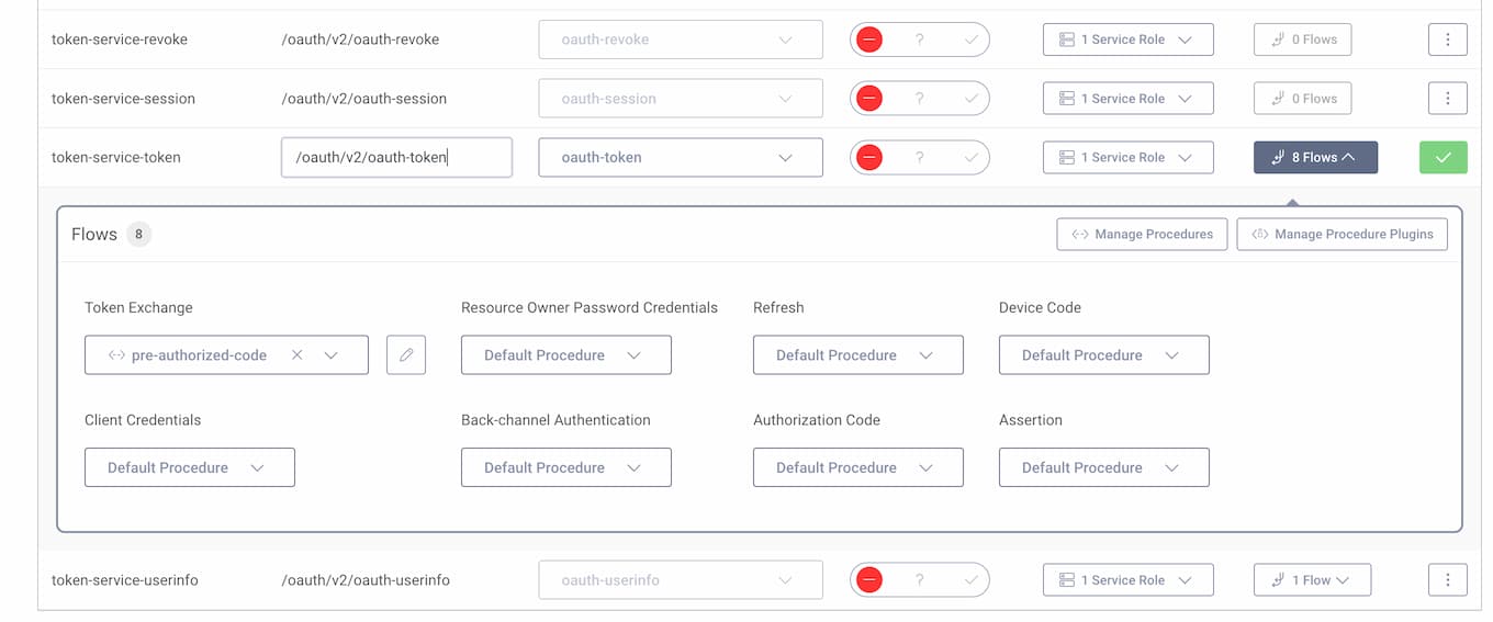 Adding a procedure to the endpoint