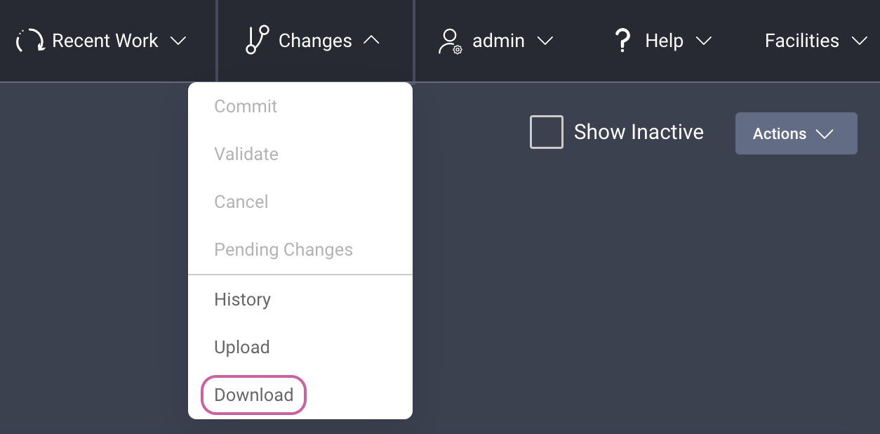 Export Config