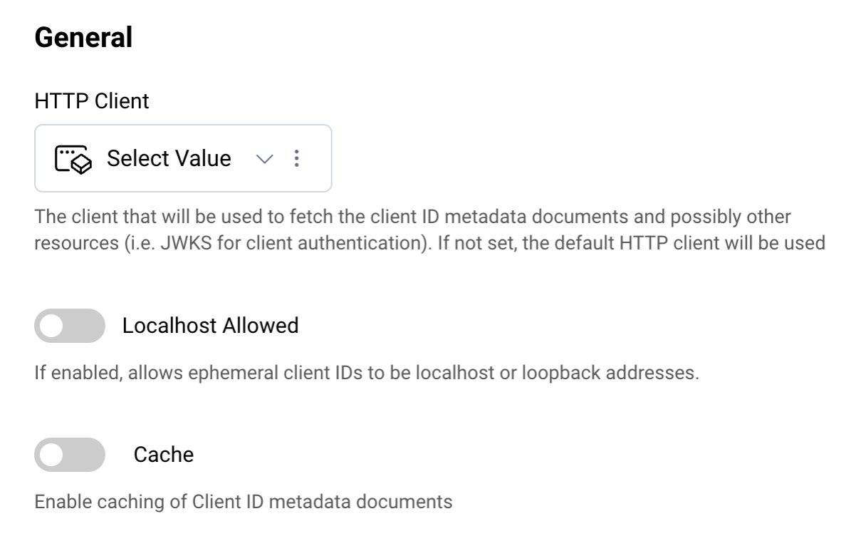 General Settings for Ephemeral Clients and Outgoing Calls