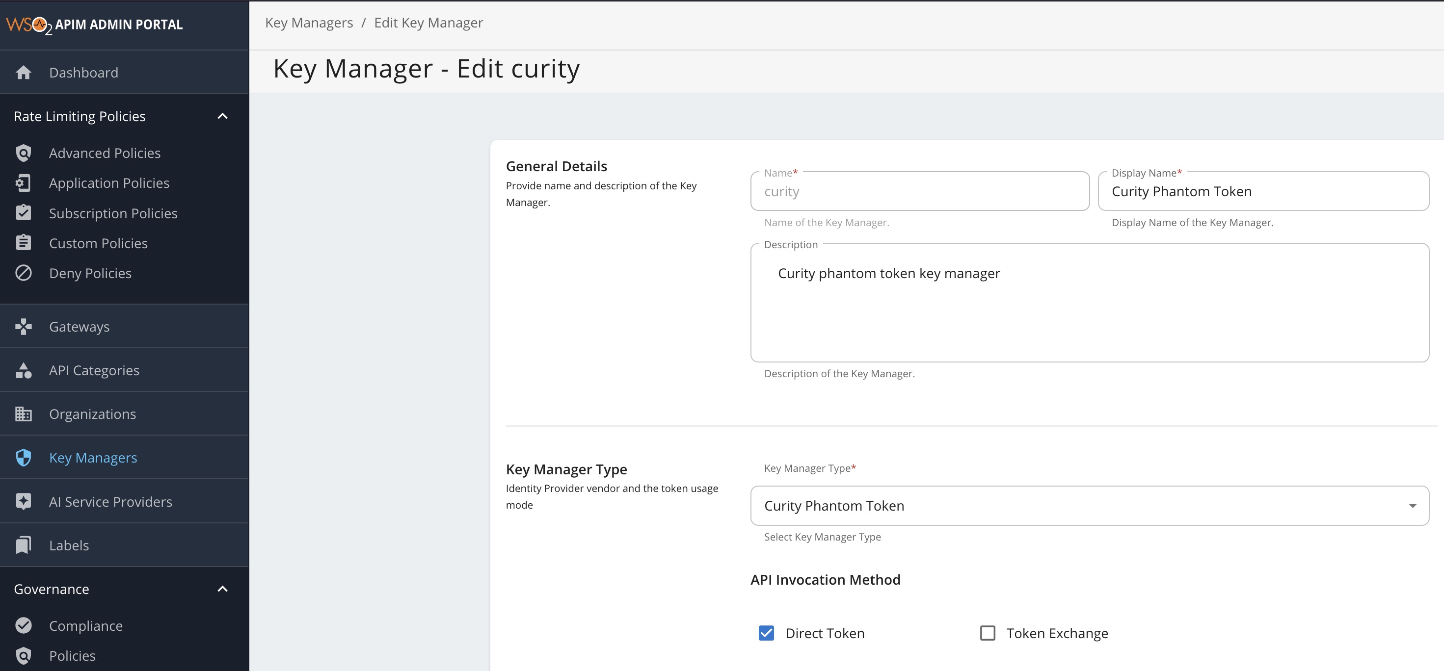 Create Key Manager