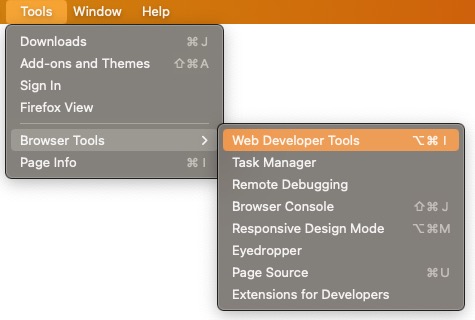 Firefox Dev Tools