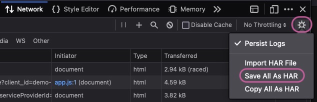 Firefox Export