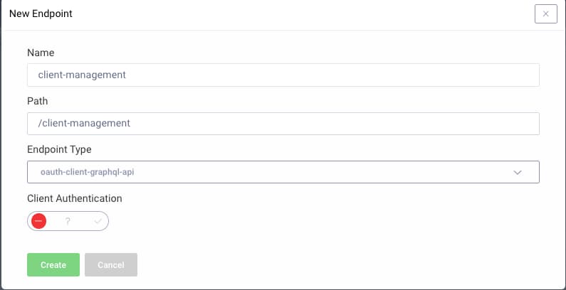 GraphQL Client Endpoint