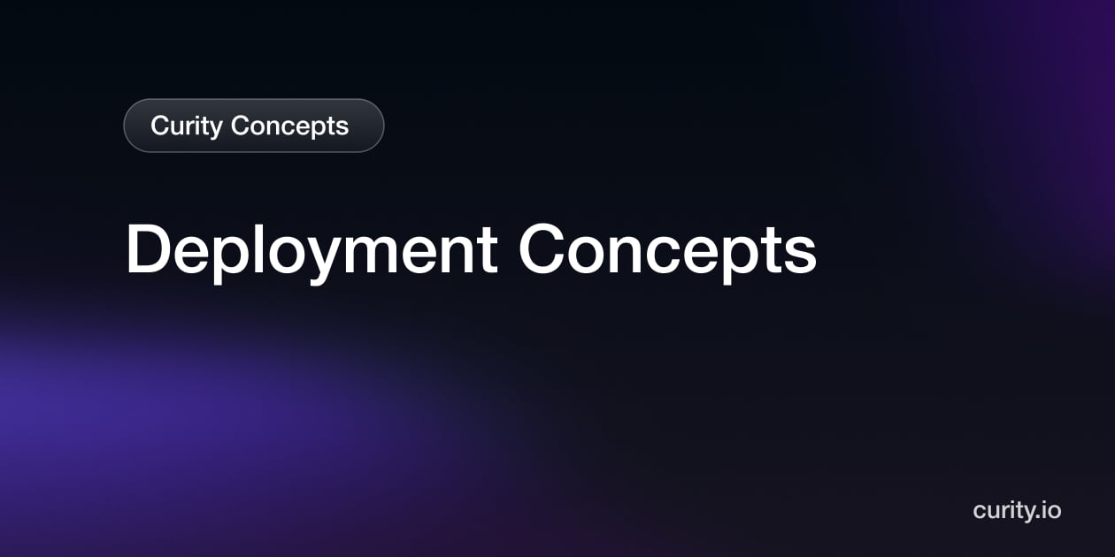 Deployment Concepts | Curity Identity Server