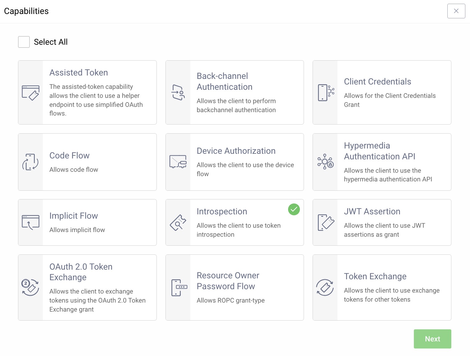 Introspection App Capabilities