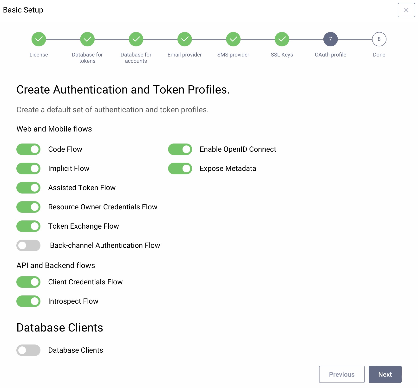 Token Service Capabilities Token Service Capabilities