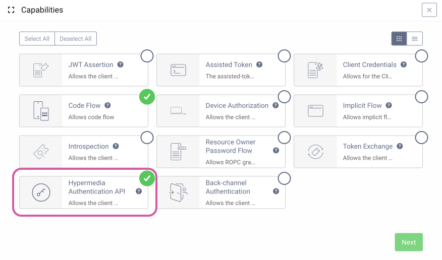 HAAPI capability