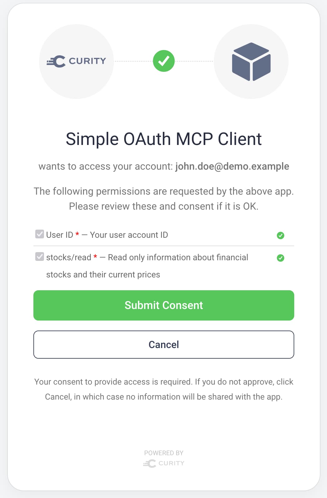 User Consent