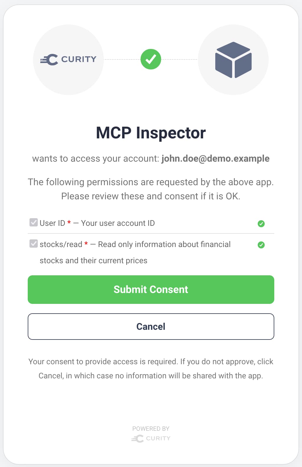 User Consent