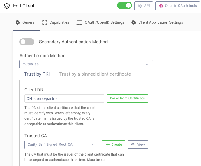 Mutual TLS Client