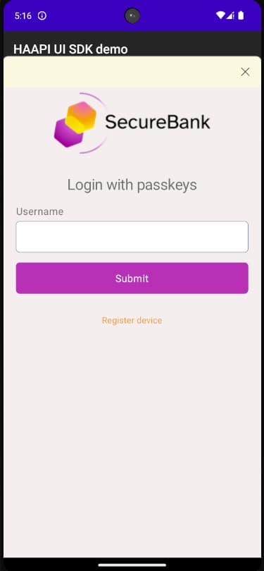 Android Passkeys Register