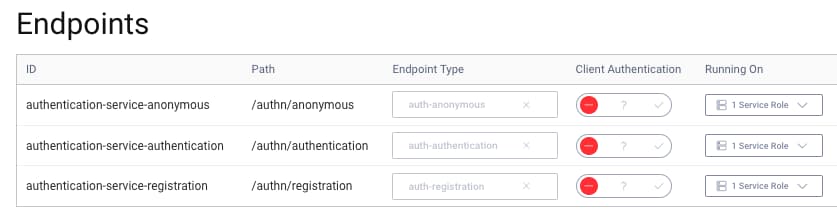 Anonymous Endpoint